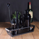 BarBox Cocktail Shaker Set with Table display stand (Gun Metal)