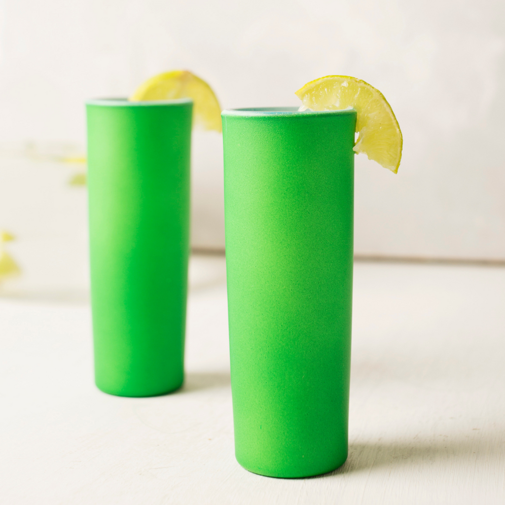 Bar Box BarBox Bright Green Tequila Shot Glasses (Set of 4)