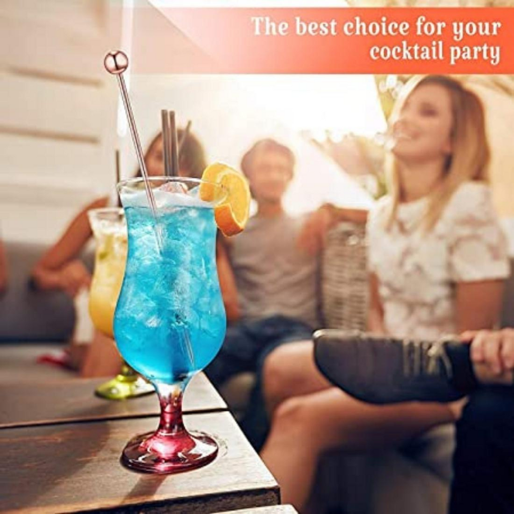 Products Bar Box Rose-Gold Cocktail Picks | Reusable Martini Picks - Stainless Steel Toothpicks (Set of 6)