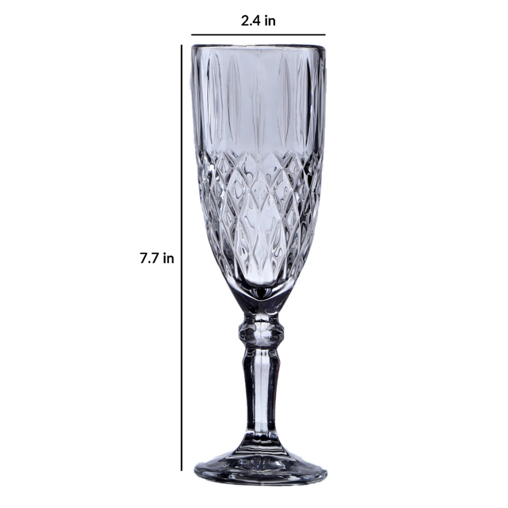 Silver Champagne Glasses (165ml)