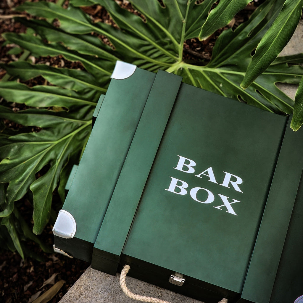 The Bar Chest 3.0 | Complete Bartender Kit | 36 Pcs Bar set in Military Crate