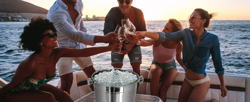 ice bucket drinks party