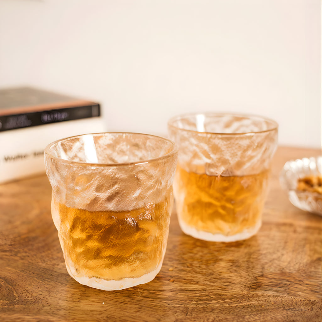 Bar Box Italin Premium Luxury Clear Crystal Premium Whiskey Glasses, Old Fashioned Glass Perfect for Juices, Whiskey, Scotch, Vodka, Bourbon, Cognac . (300 ml, Set of 6)
