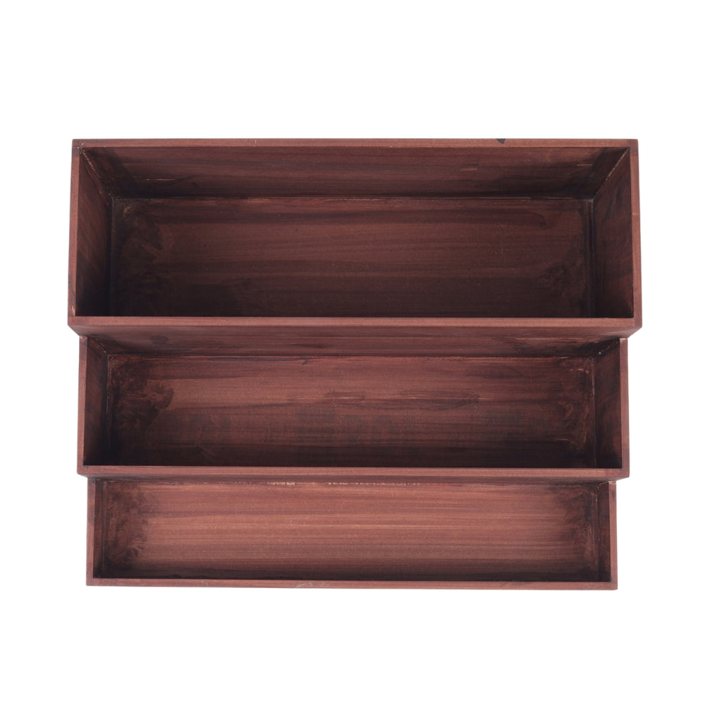 Bar Box Multipurpose Wooden Desk Organizer | Storage Box | Remote & Pen Stand | Office Stationary Stand