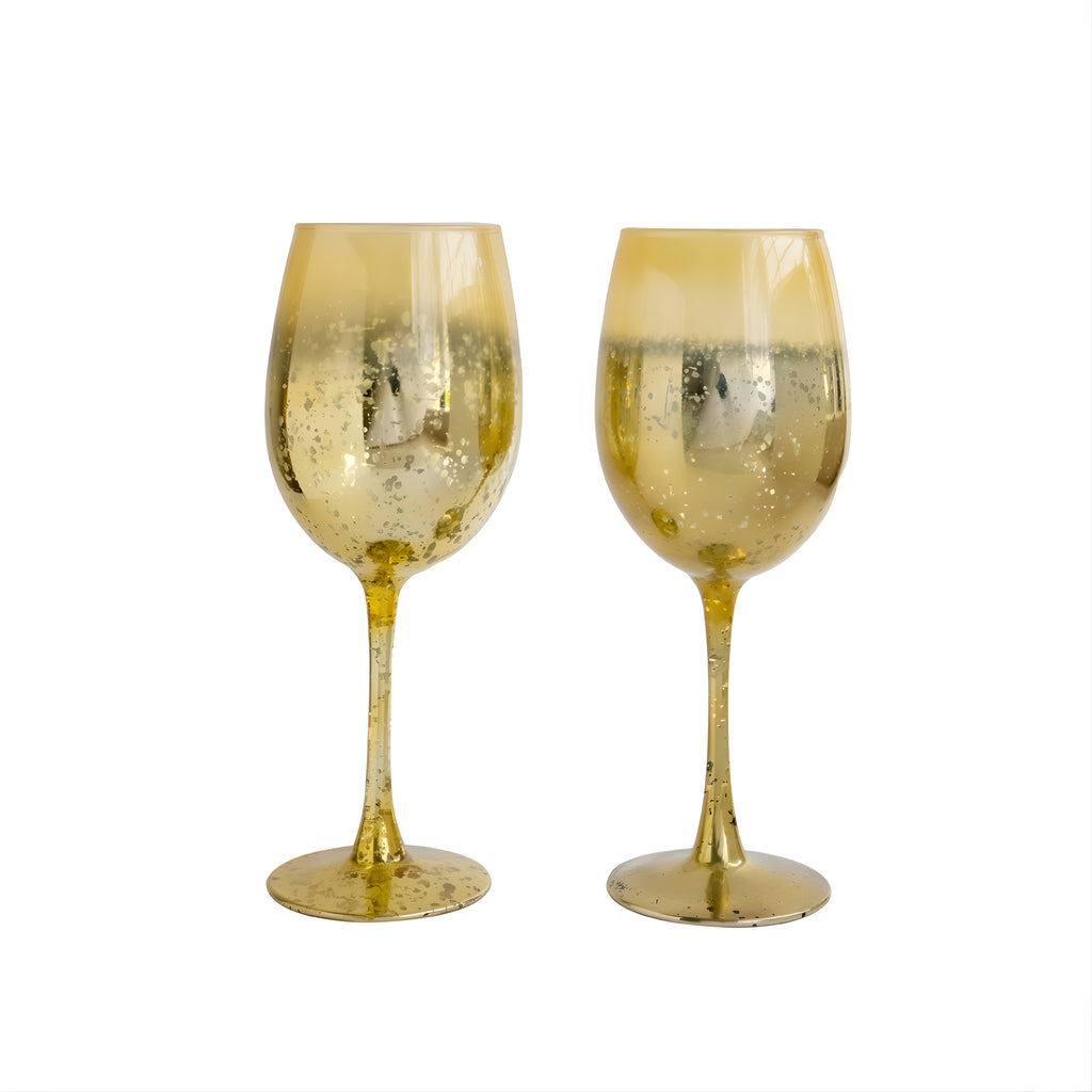 Bar Box Wine Glass -Pack of 2 Ideal for White or Red Wine Party Glass, Whisky Glass, Clear Glass (Big Wine Glass)