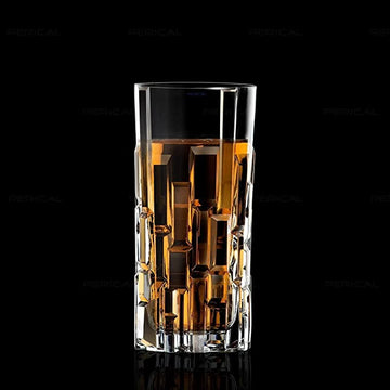 Bar Box ETNA Crystal Long Drink Water Juice Glass Tumbler -Set of 2 (355 ml)
