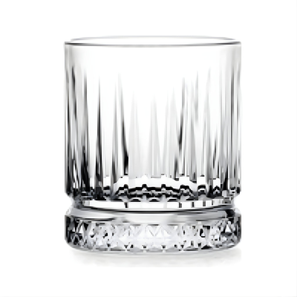Bar Box European Crystal Whiskey Glasses Set of 2 pcs- 300 ml Bar Glass for Drinking Bourbon, Whisky, Scotch, Cocktails, Cognac- Old Fashioned Cocktail Tumblers