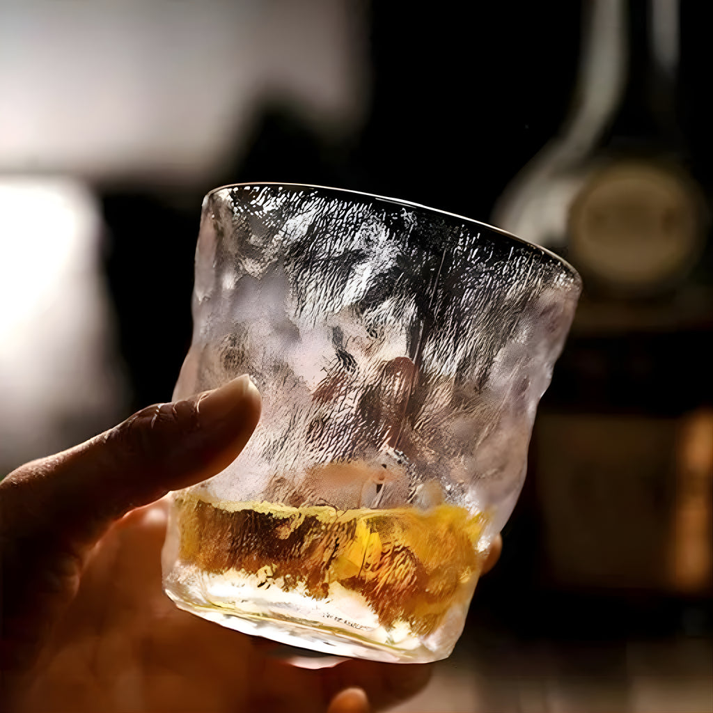 Bar Box Italin Premium Luxury Clear Crystal Premium Whiskey Glasses, Old Fashioned Glass Perfect for Juices, Whiskey, Scotch, Vodka, Bourbon, Cognac . (300 ml, Set of 6)