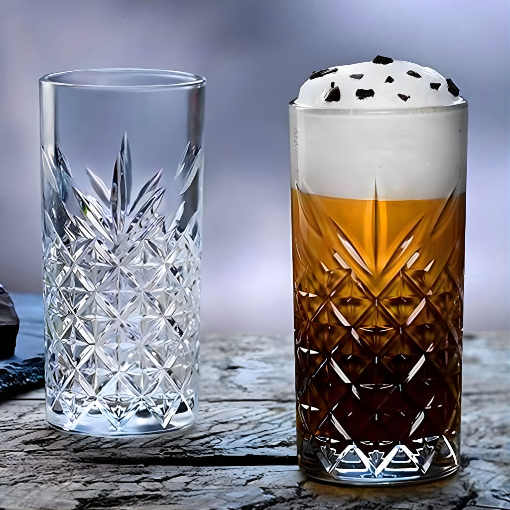 BarBoxDiamondCrystalTouchDesignerHighBallTumblerLongDrinkGlassforDrinkingWater_Beer_Soda_FreshJuice_CocktailLongDrinkGlass330ML_Setof2