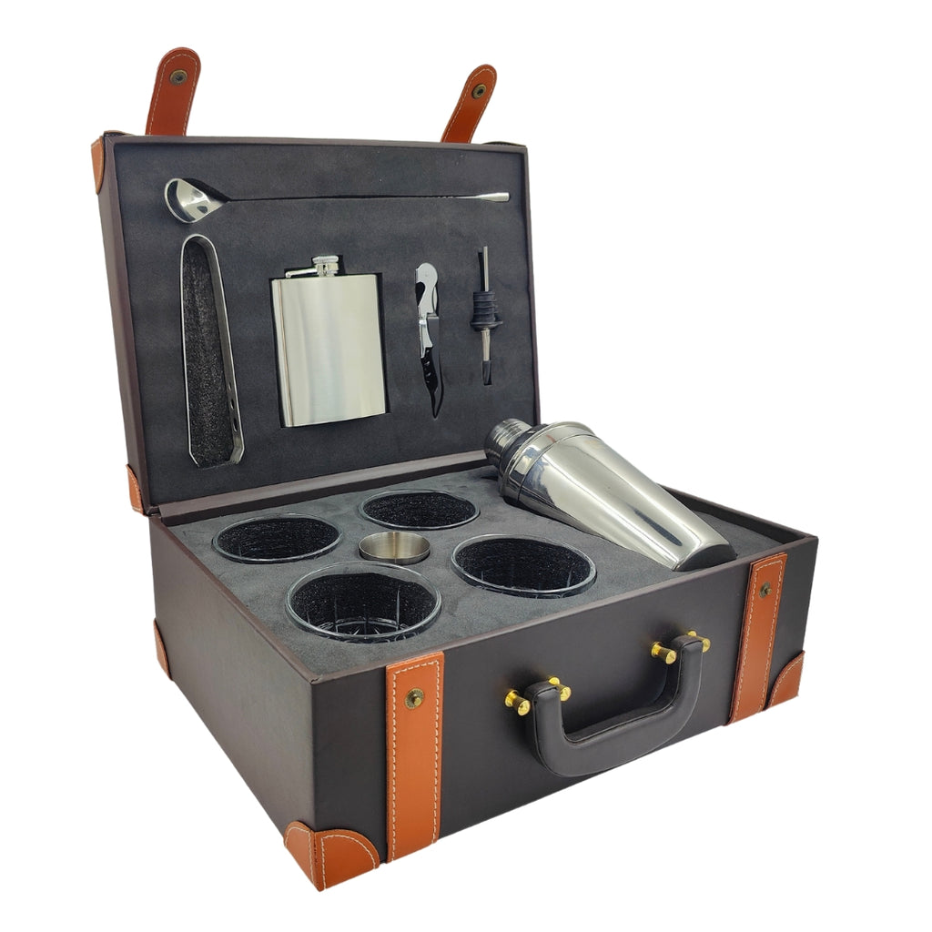 Potable Leather Bar Case - BarBox | Bar Set | Bar Tool Bag – Bar Box