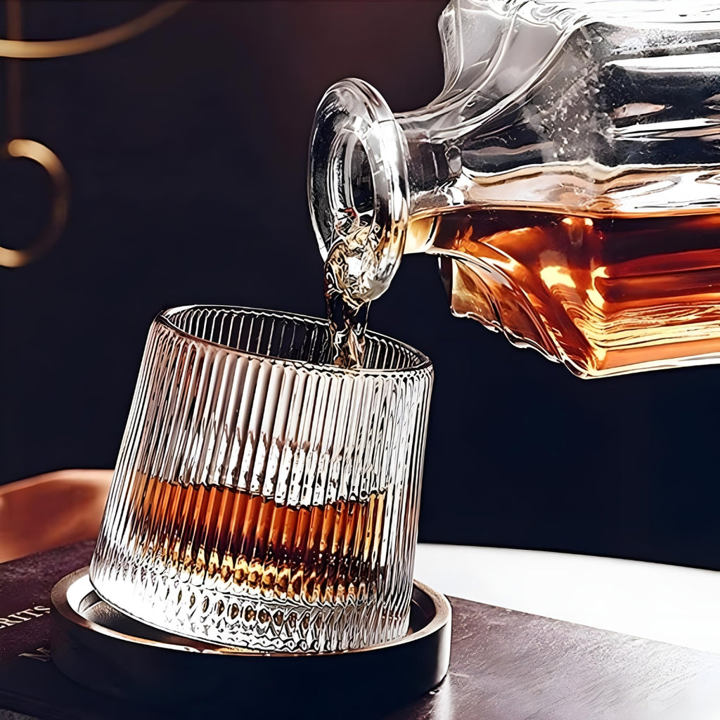 BarBox180mlTumblerRocksBarGlassforDrinkingBourbon_Scotch_andCocktails-OldFashionedDancingWhiskeyGlasswithRotatableBottomSetof2_Stripped