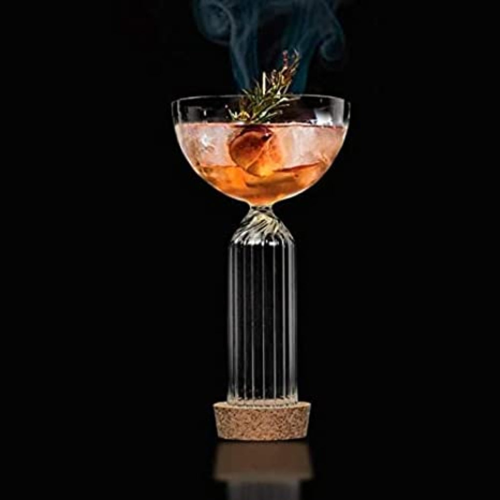 Products Bar Box Ribbed Stem Martini Glass Set | Ideal for Serving Martini, Ice Creams, Desserts & Cocktails | Suitable for Restaurants and Bars | Unique Gift Set | 250ML