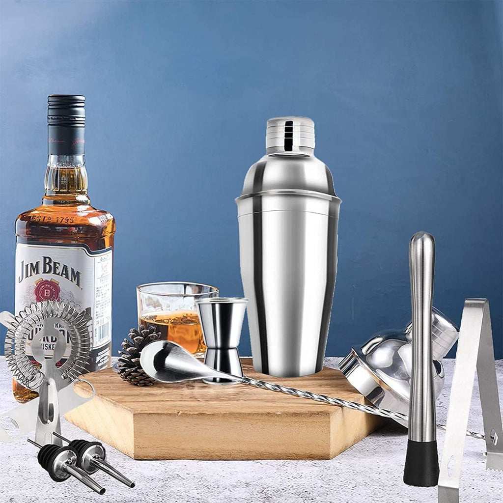 Bar Box Cocktail & Barware Tool Sets 11 Pcs Bartending kit Cocktail Shaker Set made from food grade stainless steel bartender kit Bar Set