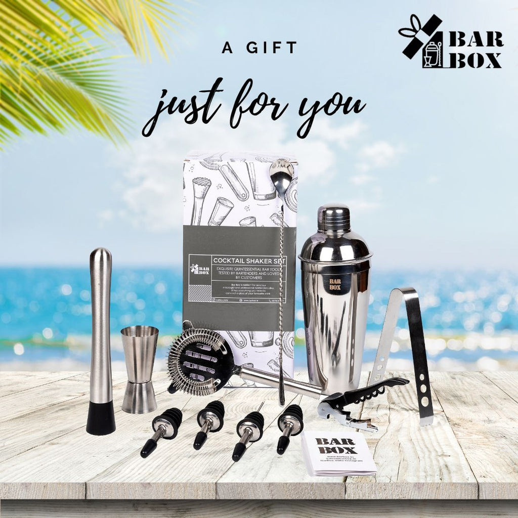 Bar Box Cocktail & Barware Tool Sets 11 Pcs Bartending kit Cocktail Shaker Set made from food grade stainless steel bartender kit Bar Set