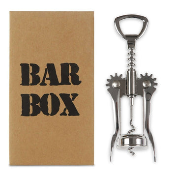 Bar Box 2 in 1 Winged Corkscrew Wine Opener | Red Wine, White Wine and Beer Bottle CorkScrew Opener