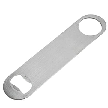 Bar Box Cocktail & Barware Tool Sets Bar Box Bottle Opener | Bar Blade | Bartender Bottle Opener| Durable Bartender Tool for Professional and Home Use (Silver)