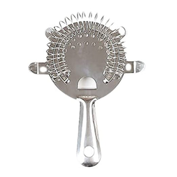 Bar Box Cocktail & Barware Tool Sets Bar Box Hawthorne Strainer for Drinks - Cocktail Strainer Stainless Steel - Bar Strainer Cocktail Drink Strainer Bartending Strainer Hawthorne Strainer Bartender Strainer (Silver)