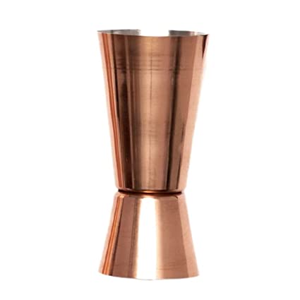 Bar Box Cocktail & Barware Tool Sets Bar Box Peg Measurer Jigger 30 & 60 ml | Cocktail Jigger Measuring Bar Tool Double Side Jigger | bar kit Essential | Jigger for Bartending The Perfect Addition to Your Home Bar Tools. (Rose-Gold)