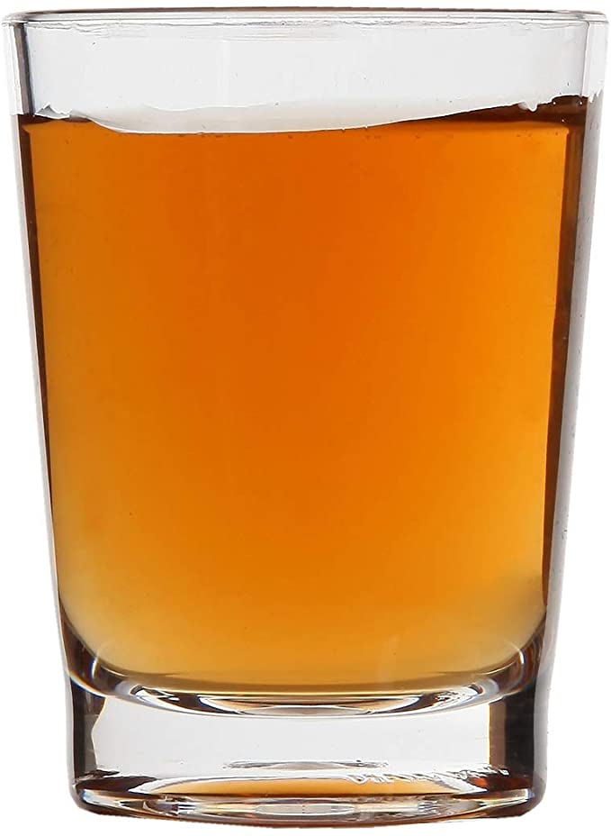 Bar Box Bar Box Shot Glasses, Premium 1.5oz Clear Acrylic Reusable Cups, Perfect for Any Liquor, Jello Shots, Condiments, Tasting, Sauce, Dipping and Food Sampling (Clear) (Set of 4)