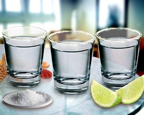 Bar Box Bar Box Shot Glasses, Premium 1.5oz Clear Acrylic Reusable Cups, Perfect for Any Liquor, Jello Shots, Condiments, Tasting, Sauce, Dipping and Food Sampling (Clear) (Set of 4)