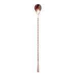 Bar Box Cocktail & Barware Tool Sets Bar Spoon Mixing Bar Spoon Stainless Steel Professional Cocktail Bar Tool 12 Inches Japanese Style Teardrop End Design (Rose Gold)