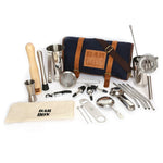 Bar Box Cocktail & Barware Tool Sets BarBox Mega Bartender Travel Kit Bag(BLue)(24pcs)