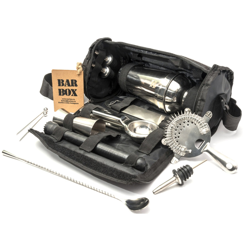 Bar Box BarBox Mini Bartender Travel Kit-bag(Black)(14pcs)