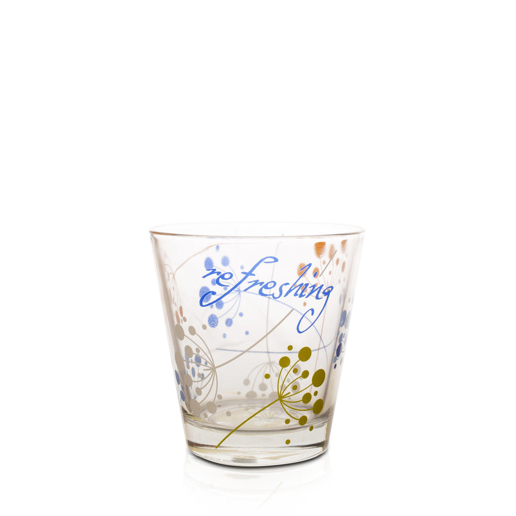 BarBox Whiskey Glasses | Printed Design Premium Scotch Glasses Set – Perfect for Cocktails Party, Bars, Restaurants and Home (Set of 6) - Bar Box