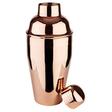 Bar Box Cocktail & Barware Tool Sets Cocktail Shaker,17 Oz Martini Shaker - Leak Proof, Drink Shaker Built-in Strainer,18/8 Stainless Steel Margarita Mixer, Bartender Kit Gifts by Bar Box (Rose Gold)