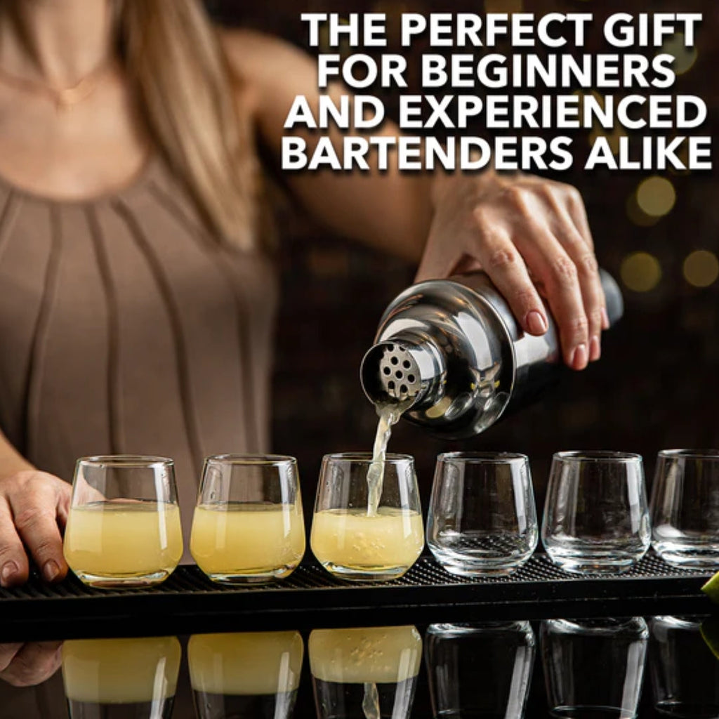 Bar Box Cocktail Shaker Set (Stainless Steel)