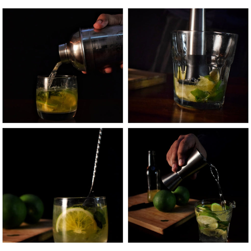 Bar Box Cocktail Shaker Set (Stainless Steel)