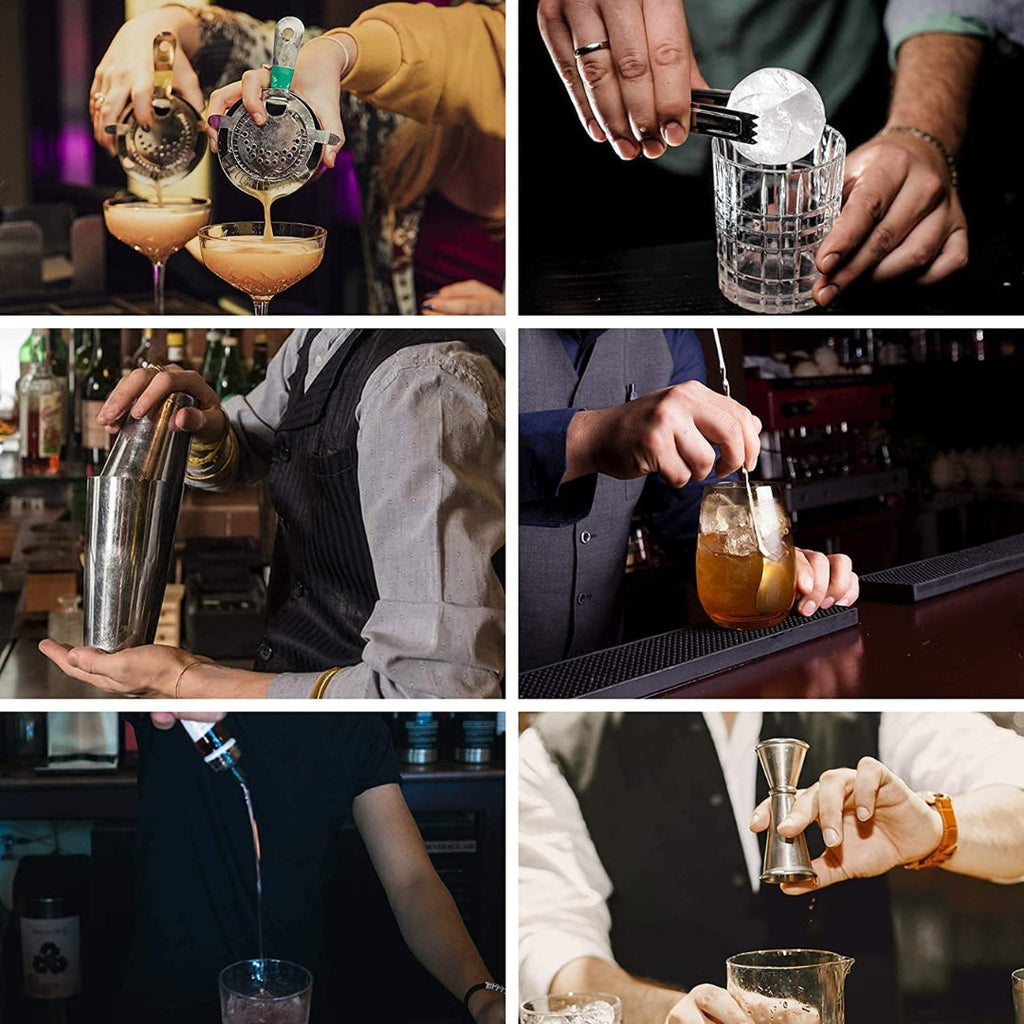 Bar Box Cocktail Shaker Set (Stainless Steel)