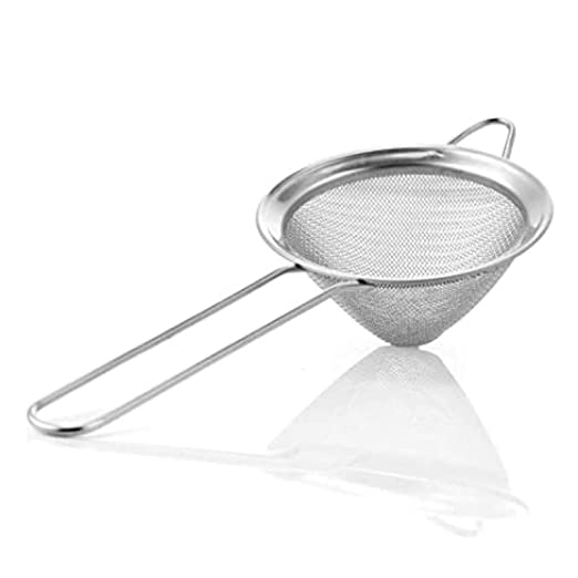 Bar Box Cocktail & Barware Tool Sets Fine Mesh Sieve Strainer Stainless Steel Cocktail Strainer Food Strainers Tea Strainer Coffee Strainer with Long Handle for Double Straining Utensil 3.3 inch by Bar Box