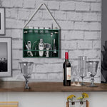 Bar Box Home Bar Kit with Military Green Wall-mount Stand (19-Pcs)