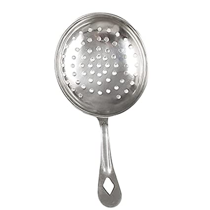 Bar Box Cocktail & Barware Tool Sets Julep Strainer by Bar Box | Professional Metal Stainless Steel Cocktail Strainer | Home bar Tool | Bartender Accessories Bar Tool