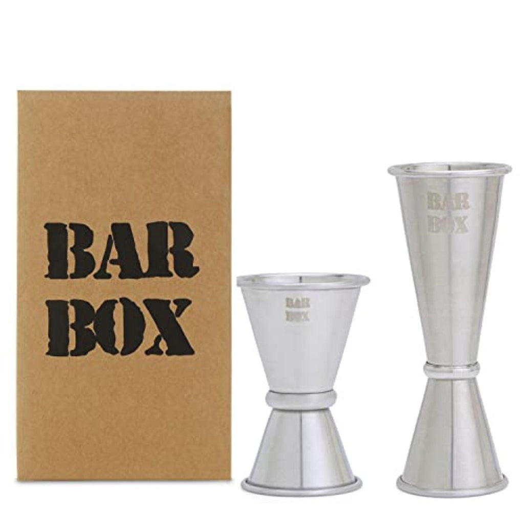 Bar Box Stainless Steel Japanese Style Double Side Peg Measurer | Drink Measuring Bar Tool Jigger | 30/60 & 20/40 ml | Set of 2