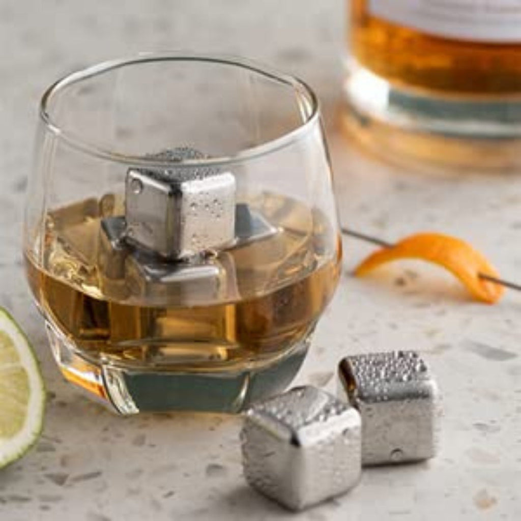 Bar Box Whiskey Chilling Cubes | Whiskey Stones (Pack of 6)