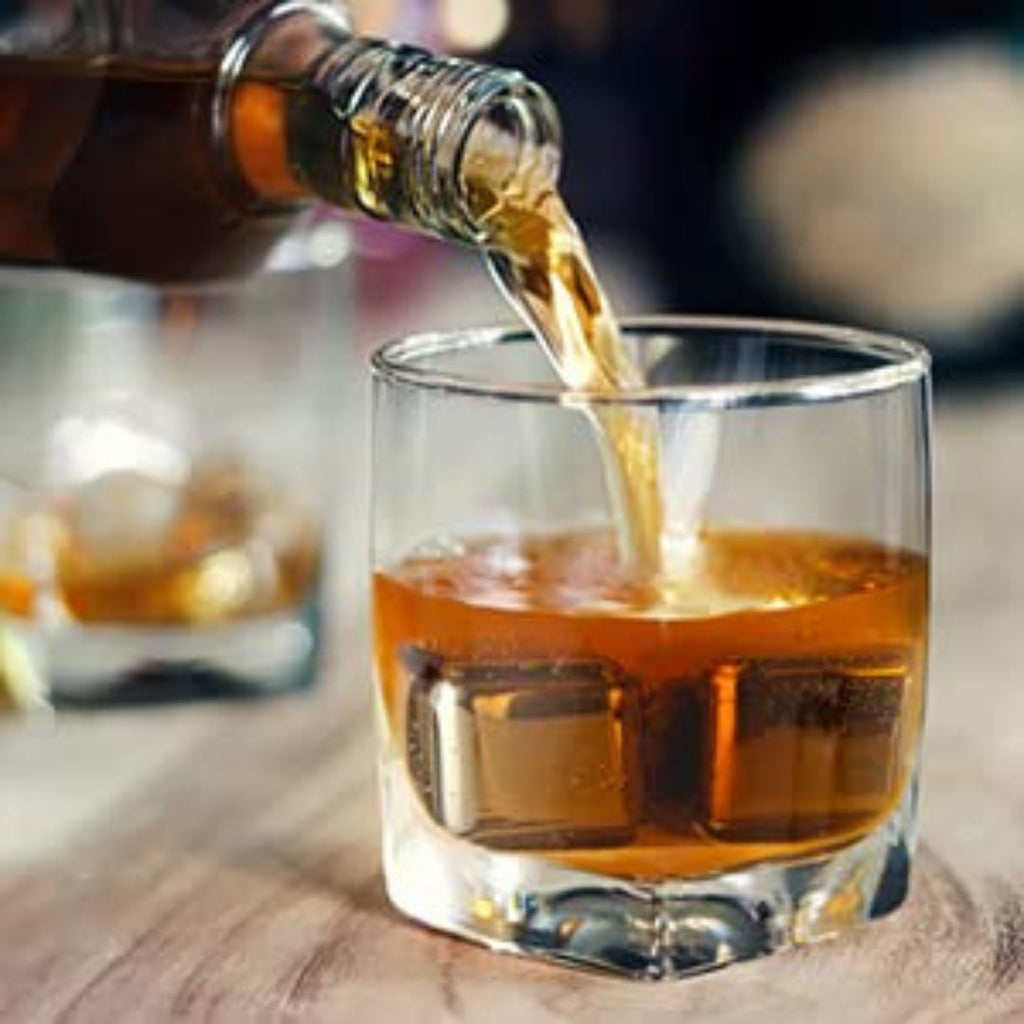Bar Box Whiskey Chilling Cubes | Whiskey Stones (Pack of 6)