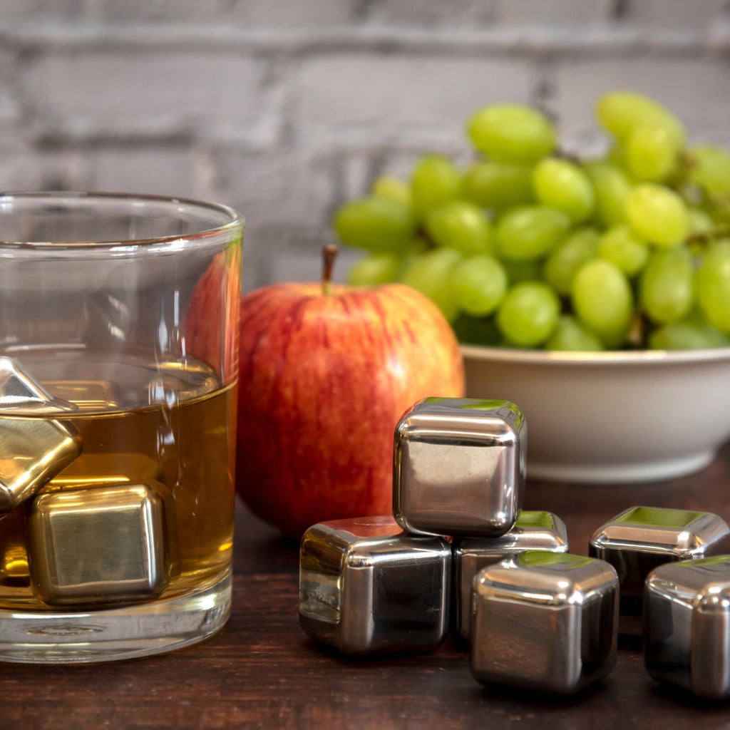 Bar Box Whiskey Chilling Cubes | Whiskey Stones (Pack of 6)