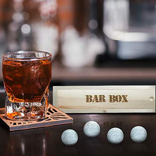 Bar Box Whiskey Chilling Stones (Granite)